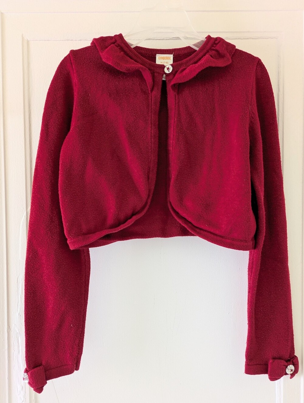 Girls' Ruffle Holiday Shrug